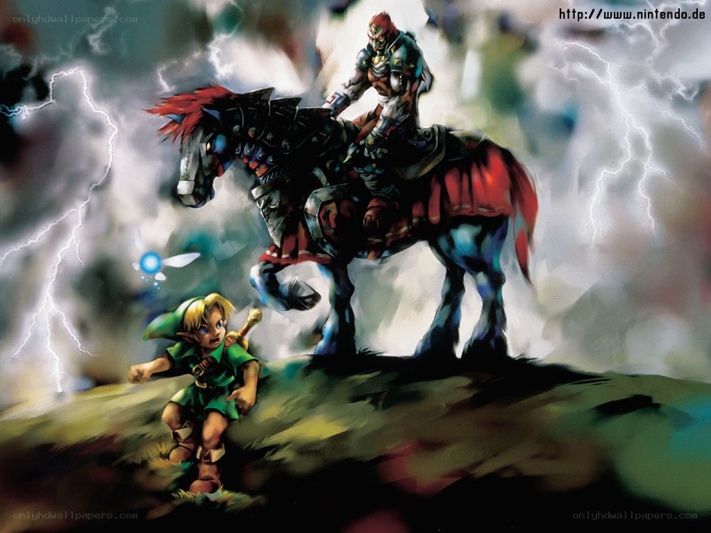 Link vs. Ganondorf in a storm