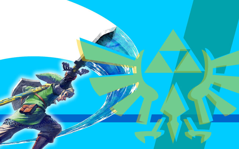 Link wields Master Sword