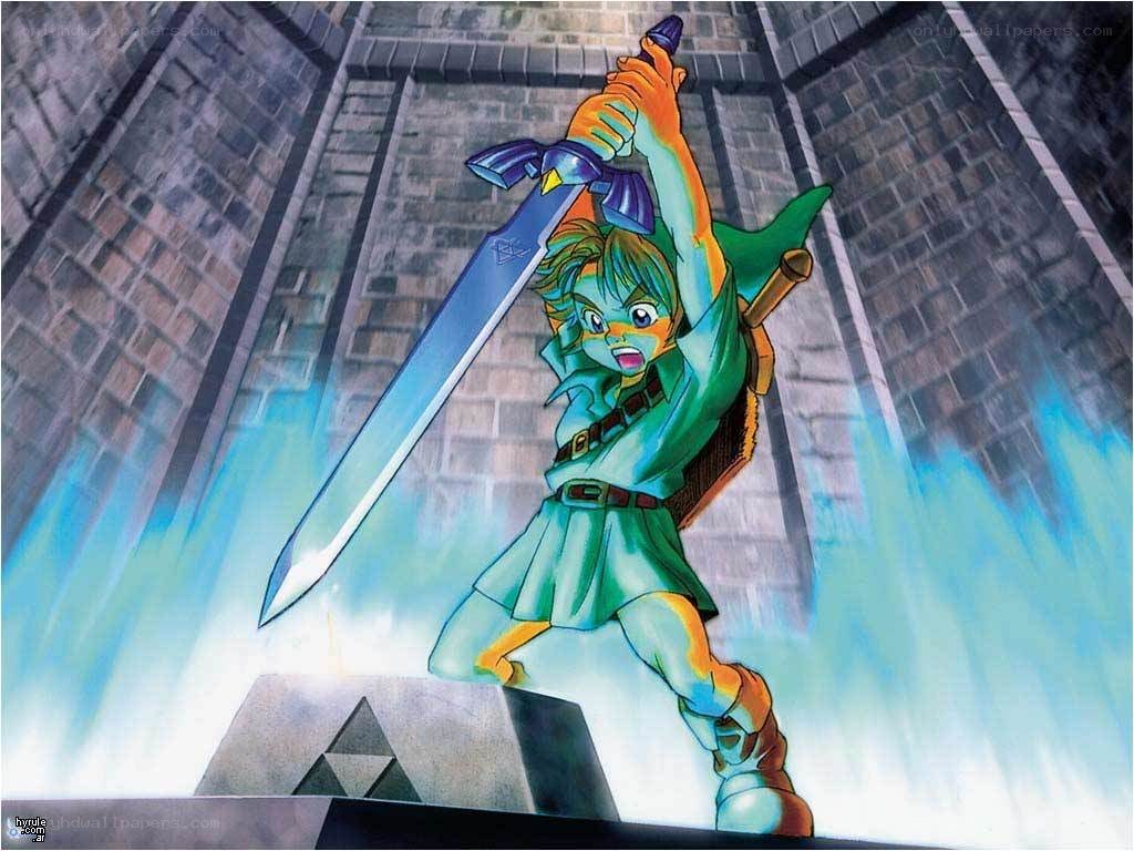 Link wields the Master Sword