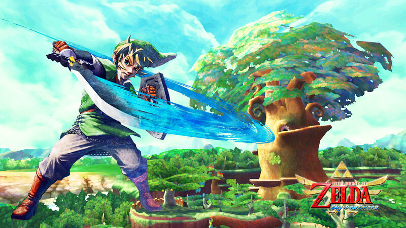 Link wields the Master Sword