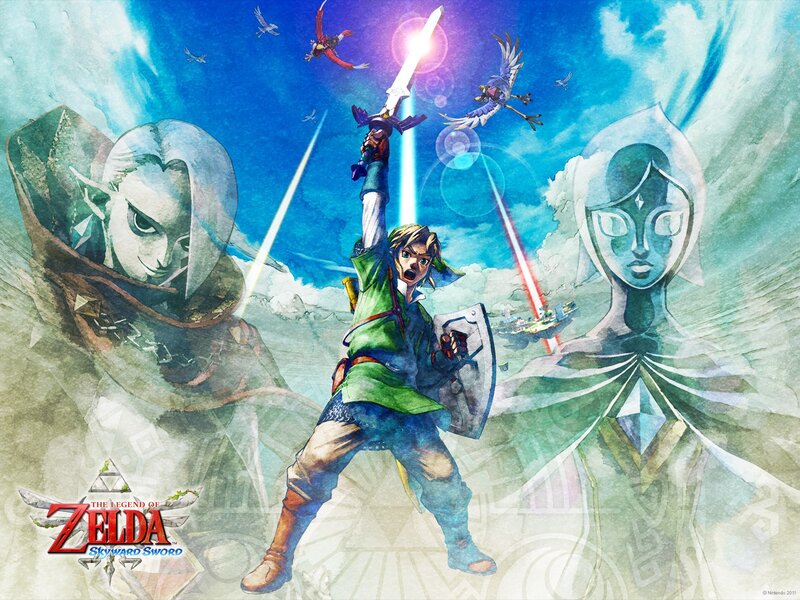 Link wields the Master Sword