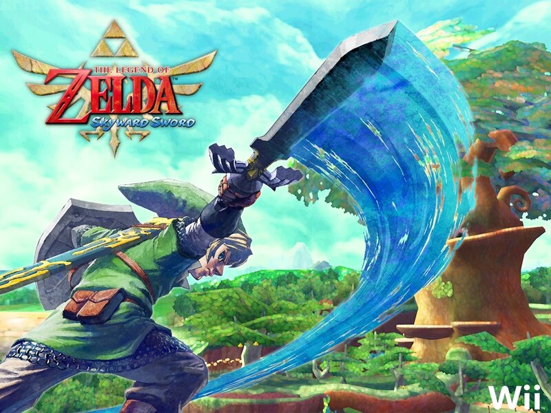 Link wields the Skyward Sword
