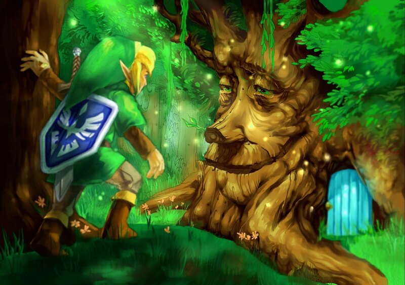 Link with a Tree Spirit