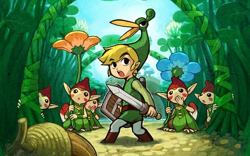 Link with Sword and Shield — Green, Adventurous, Afternoon