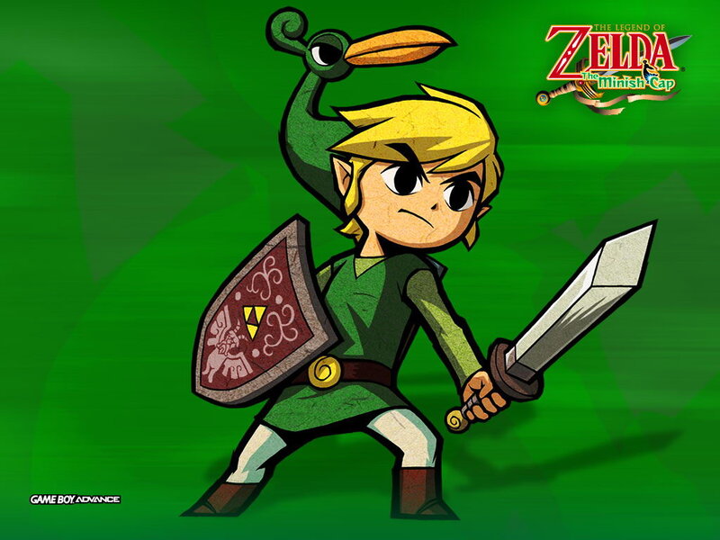 Link with Sword and Shield — Green, Adventurous