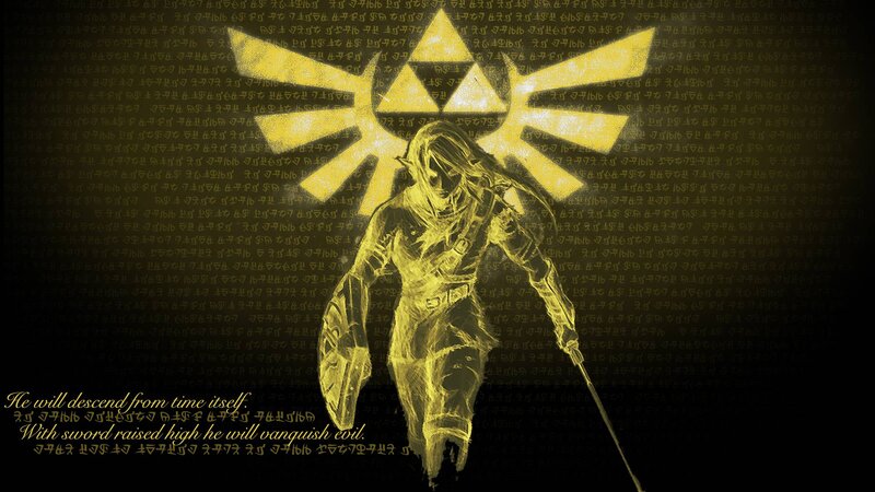 Link with Sword and Shield — Yellow