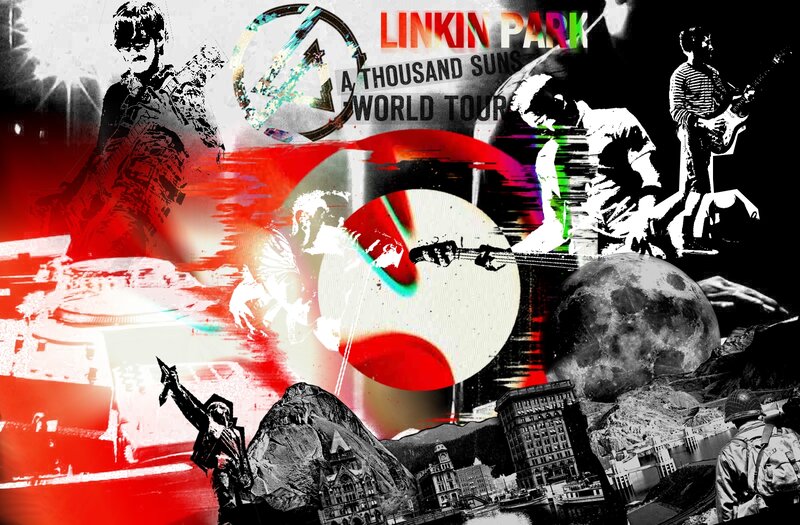 Linkin Park Band Collage