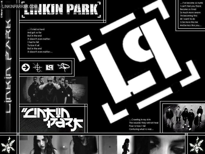 Linkin Park Band Members — Black, Dark, Intense