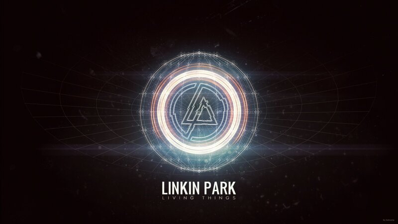Linkin Park Logo — Black, Dramatic, Night, Digital Art, Text