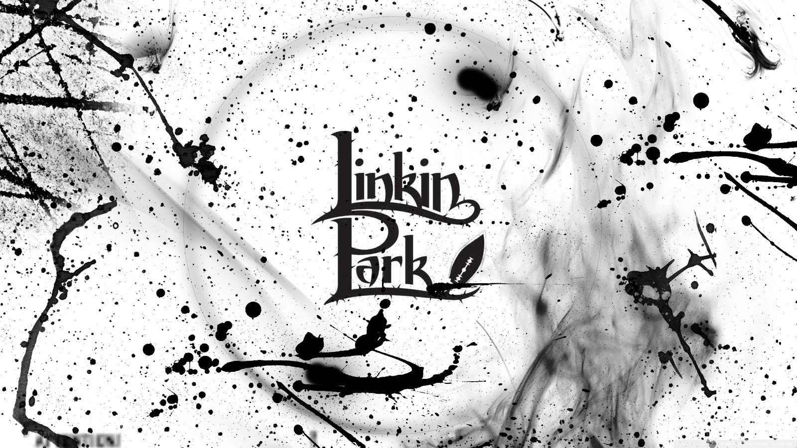 Linkin Park logo with ink splatter