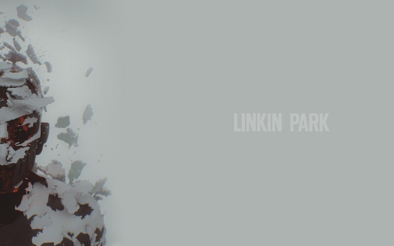 Linkin Park logo with shattered effect