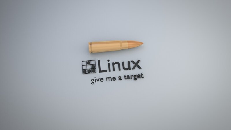 Linux bullet target