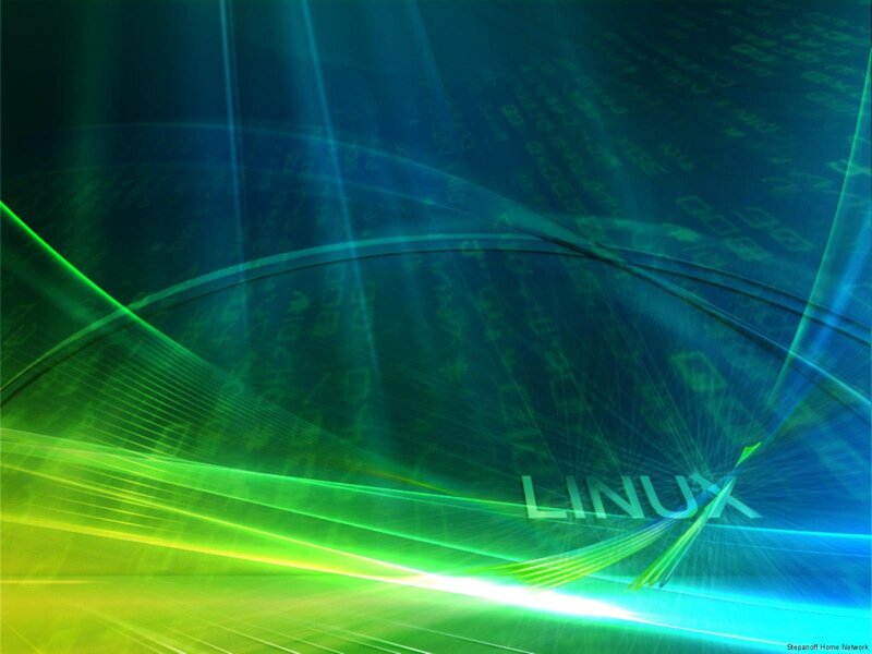 Linux digital abstract background