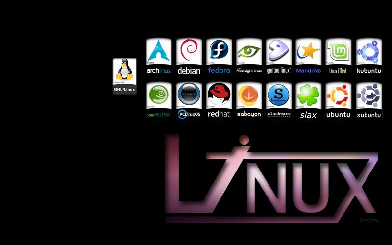 Linux distribution logos