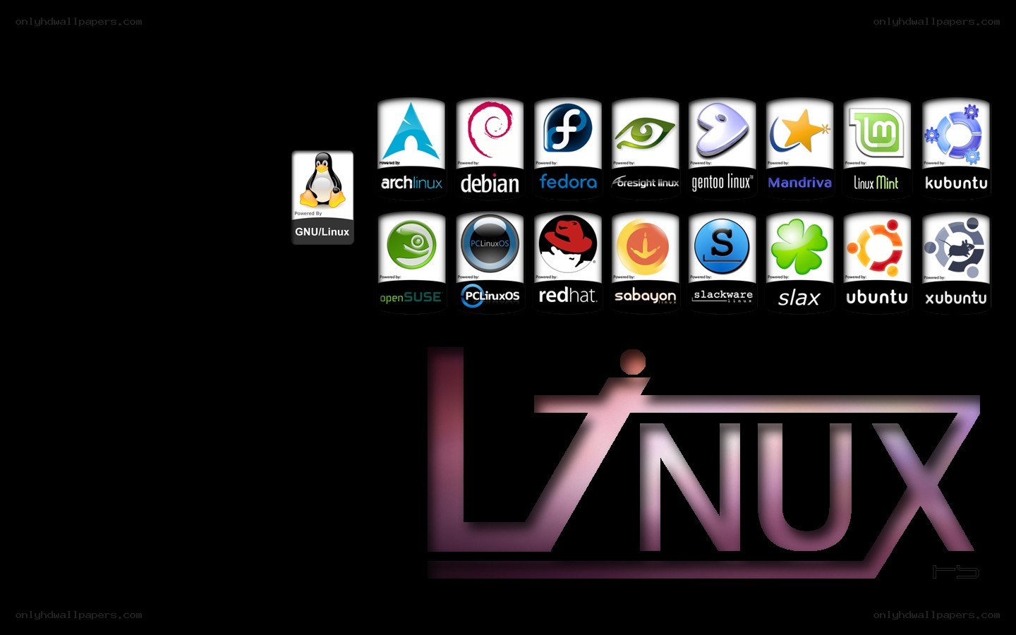 Linux distribution logos