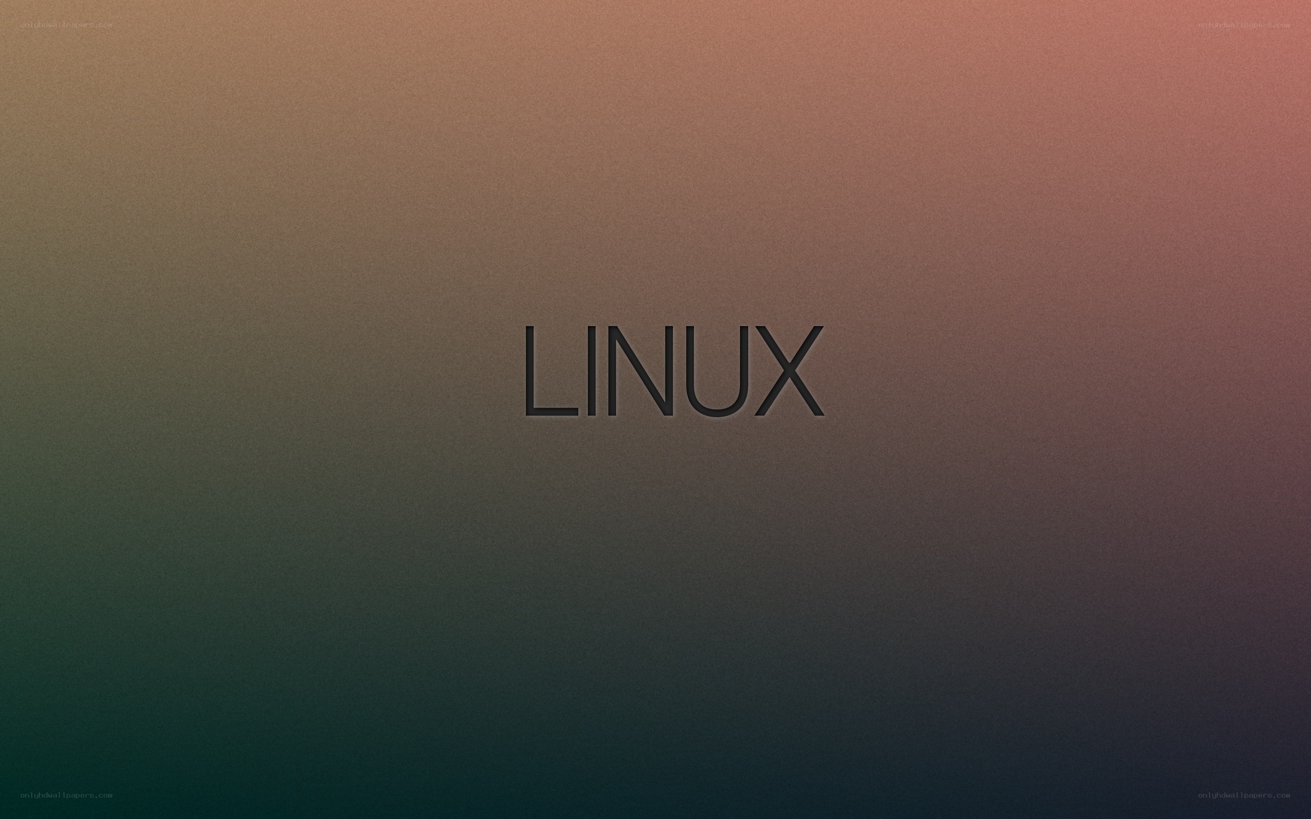 Linux gradient background