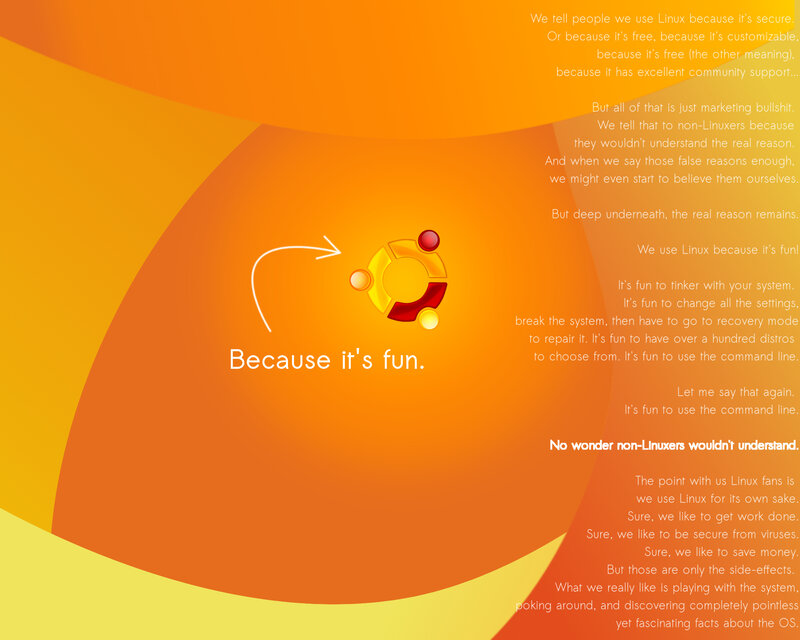Linux humor poster