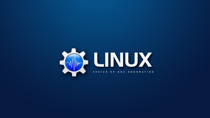 Linux Logo — Blue, Professional, Vector Art
