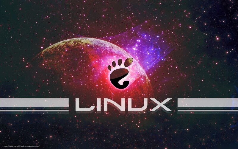 Linux logo in space