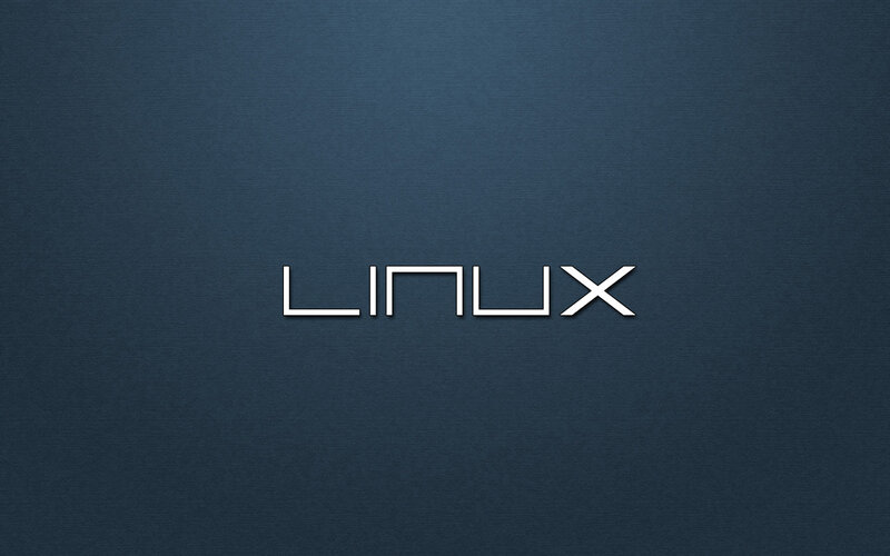 Linux Logo on Blue — Neutral