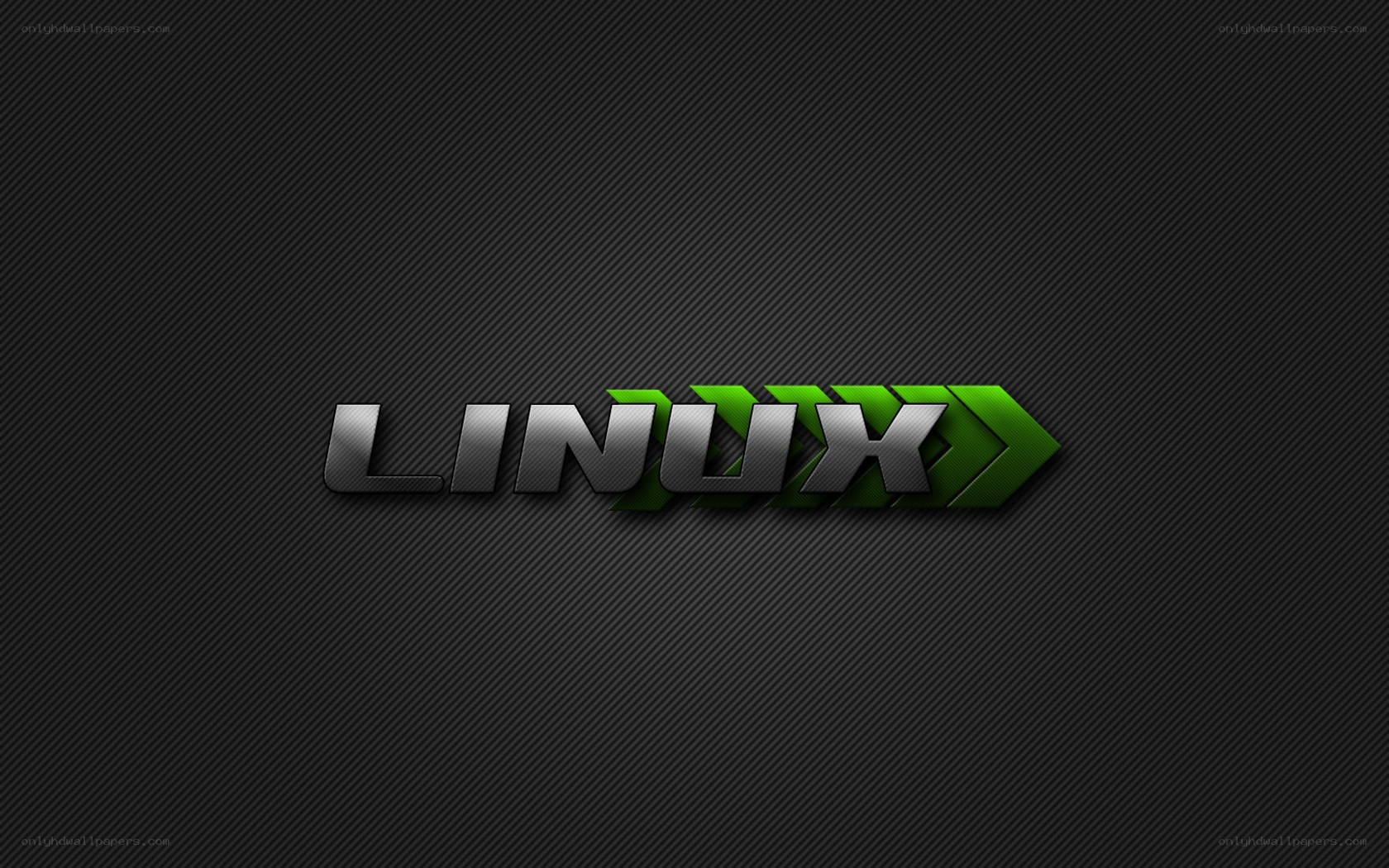 Linux logo on carbon fiber