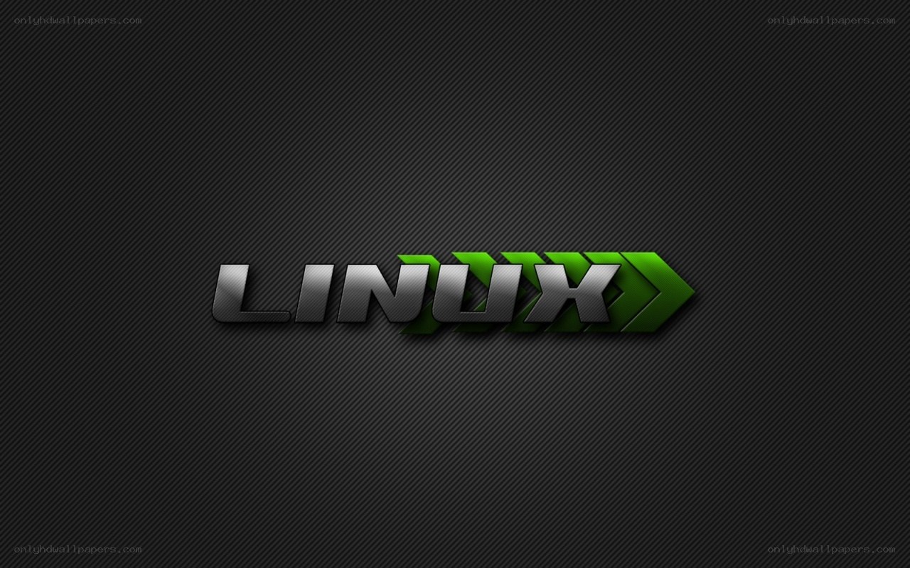 Linux logo on dark background