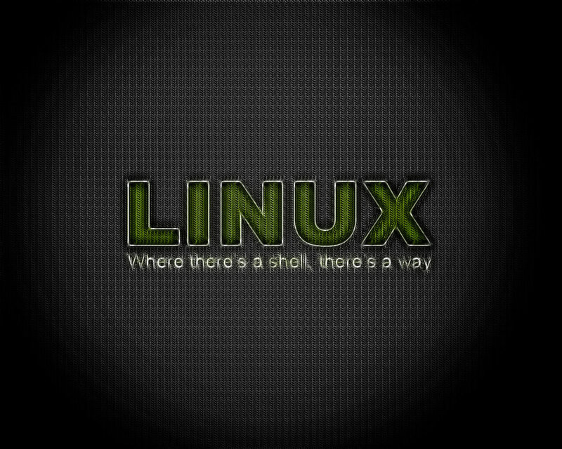 Linux Logo on Dark Background — Black, Digital Art