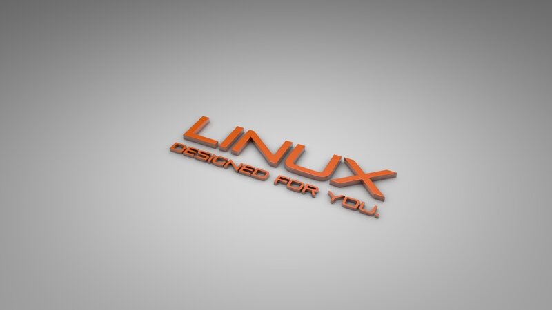 Linux Logo — Orange