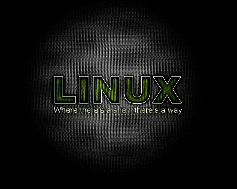 Linux logo with tagline