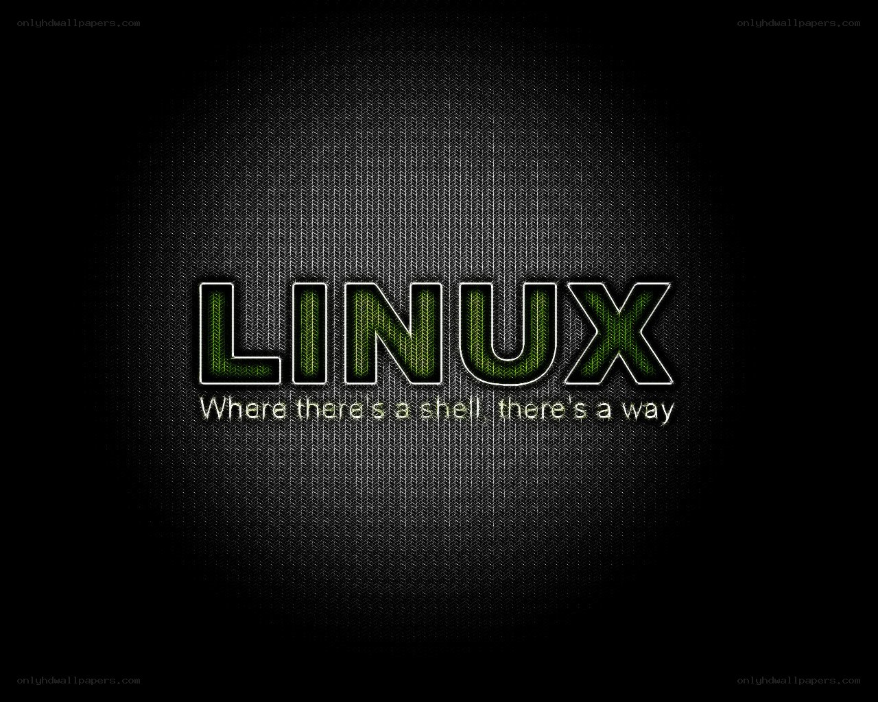 Linux logo with tagline