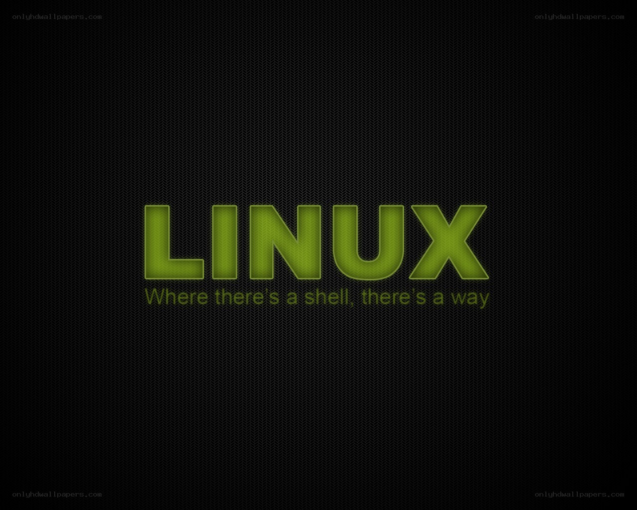 Linux logo with tagline