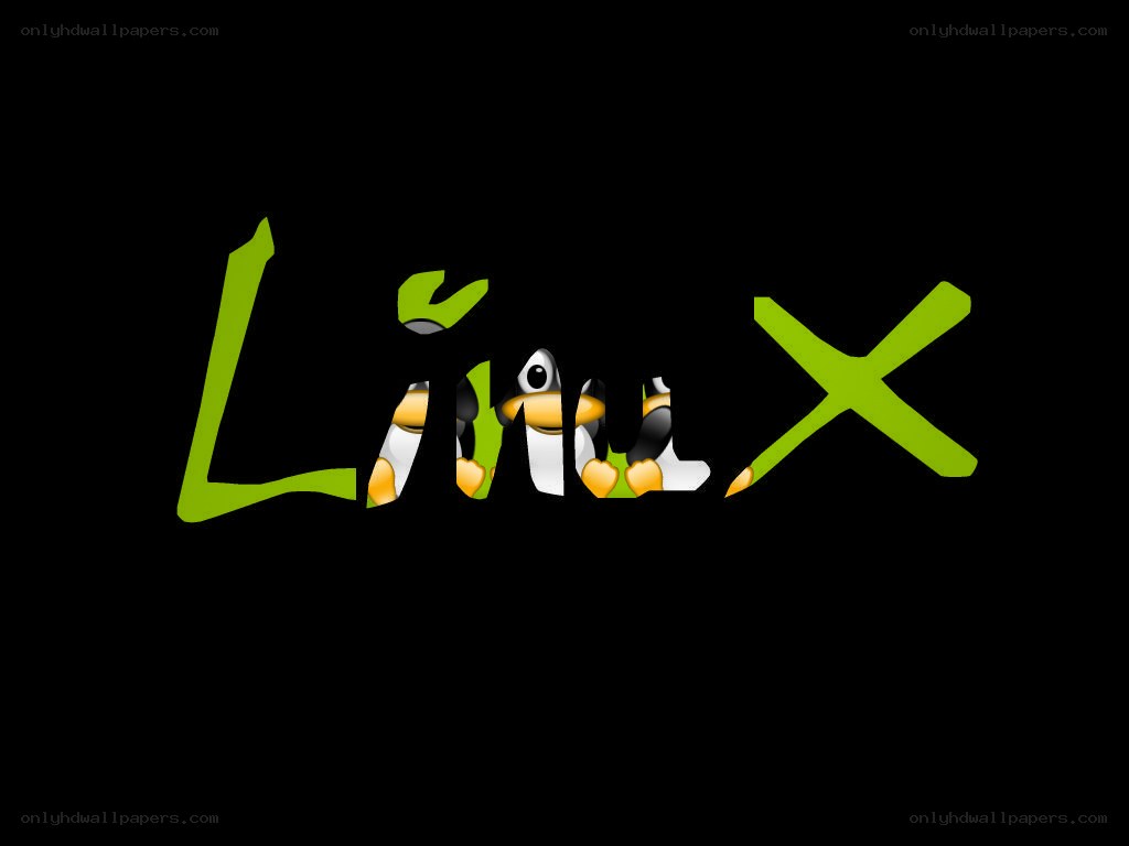 Linux logo with Tux penguin