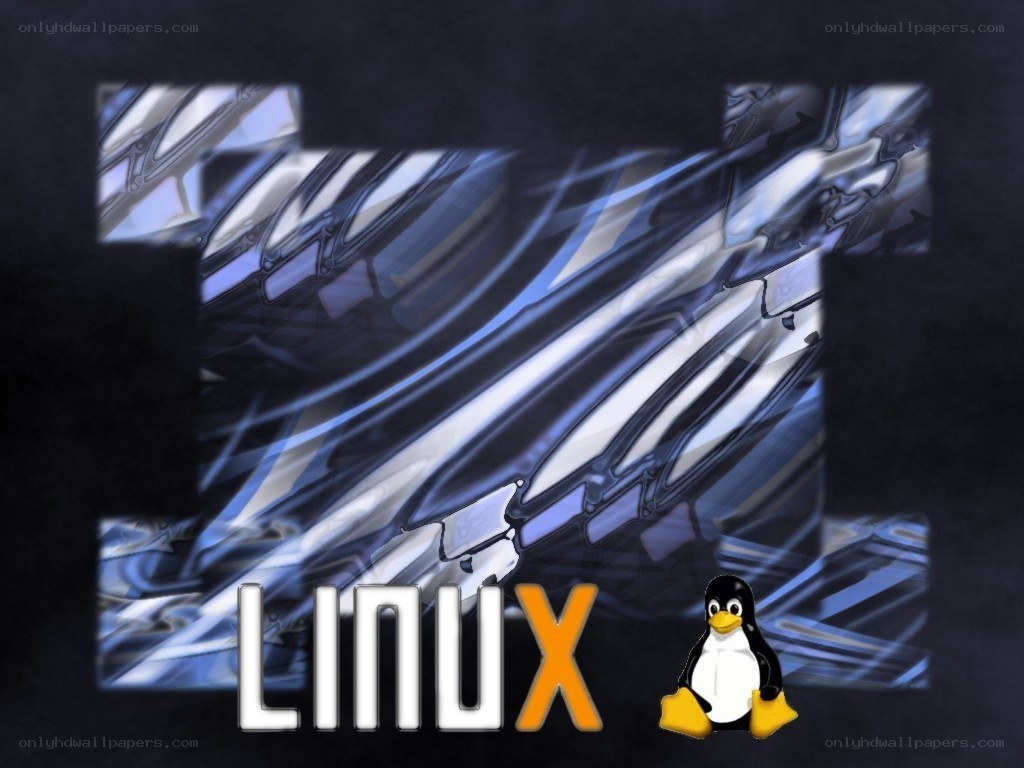 Linux logo with Tux penguin