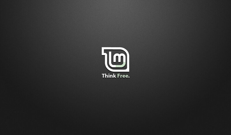 Linux Mint Logo — Black, Neutral, Minimalist, Text, White
