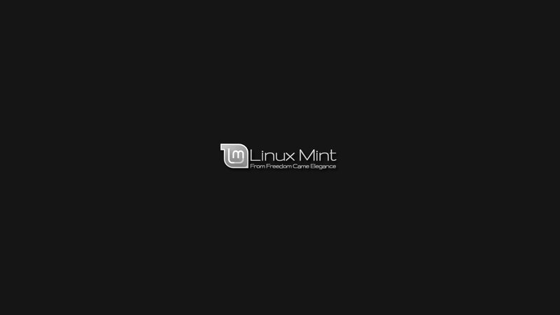 Linux Mint Logo — Black, Neutral