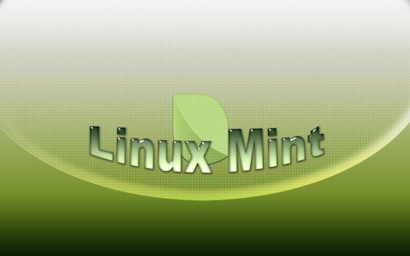 Linux Mint Logo — Green, Clean