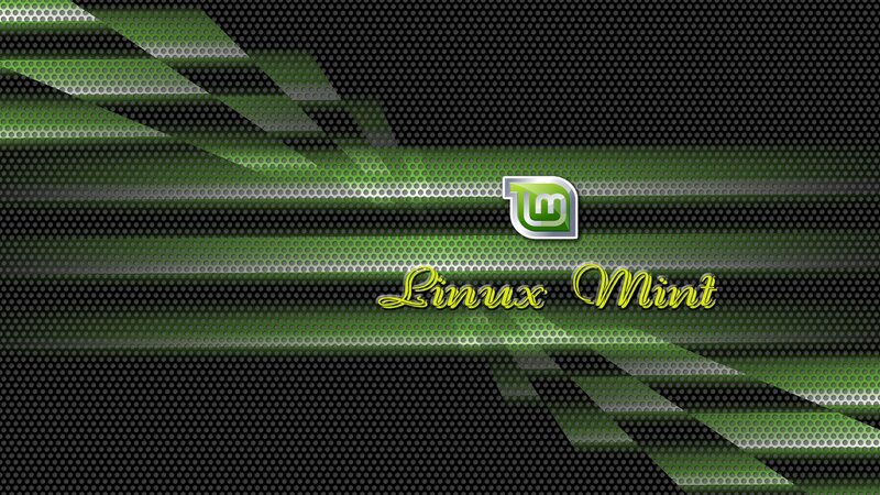 Linux Mint Logo — Green, Technological