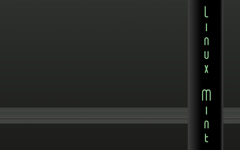 Linux Mint logo wallpaper