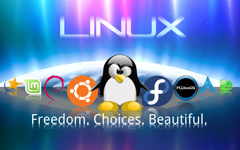 Linux operating system logos