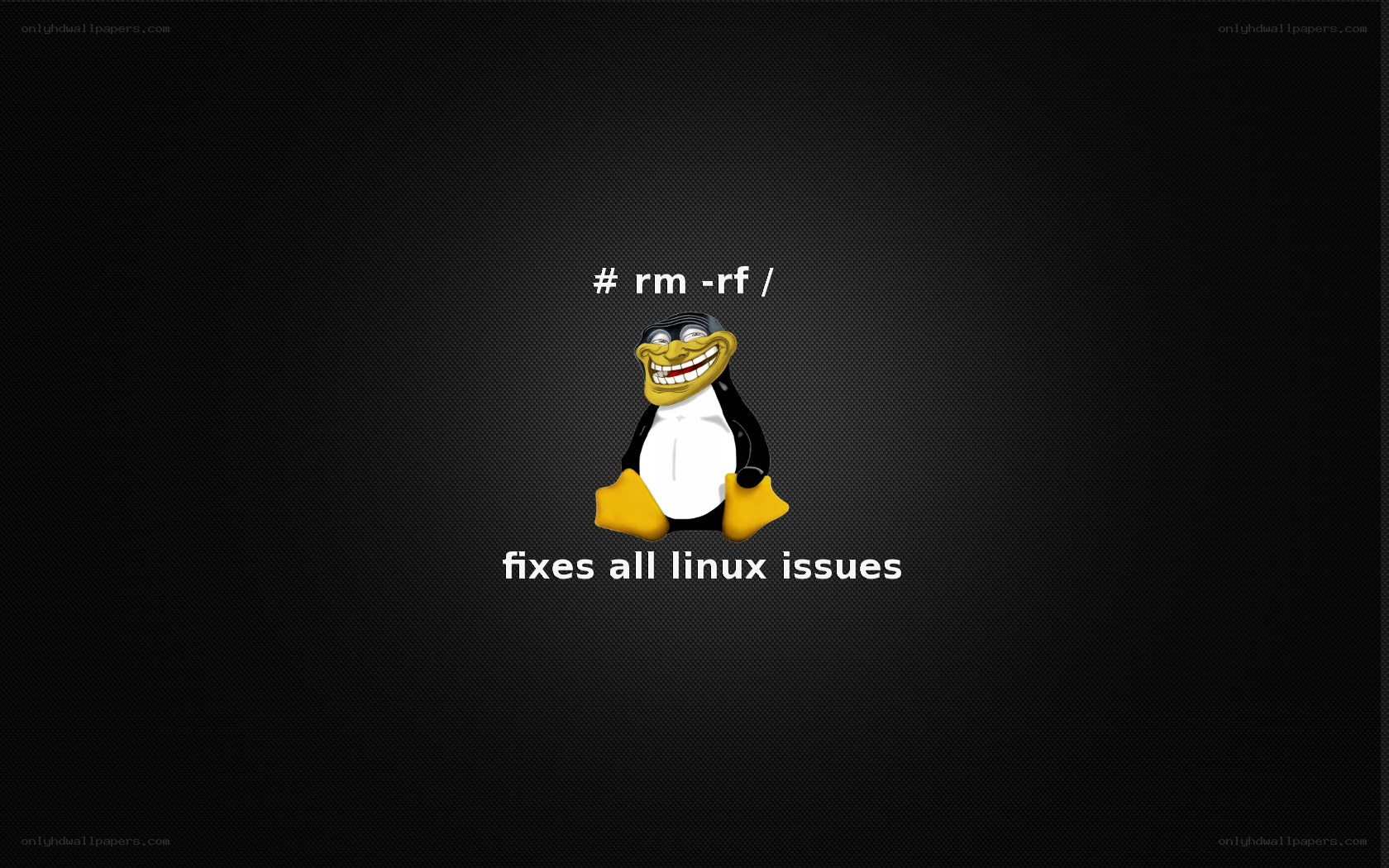 Linux penguin humor
