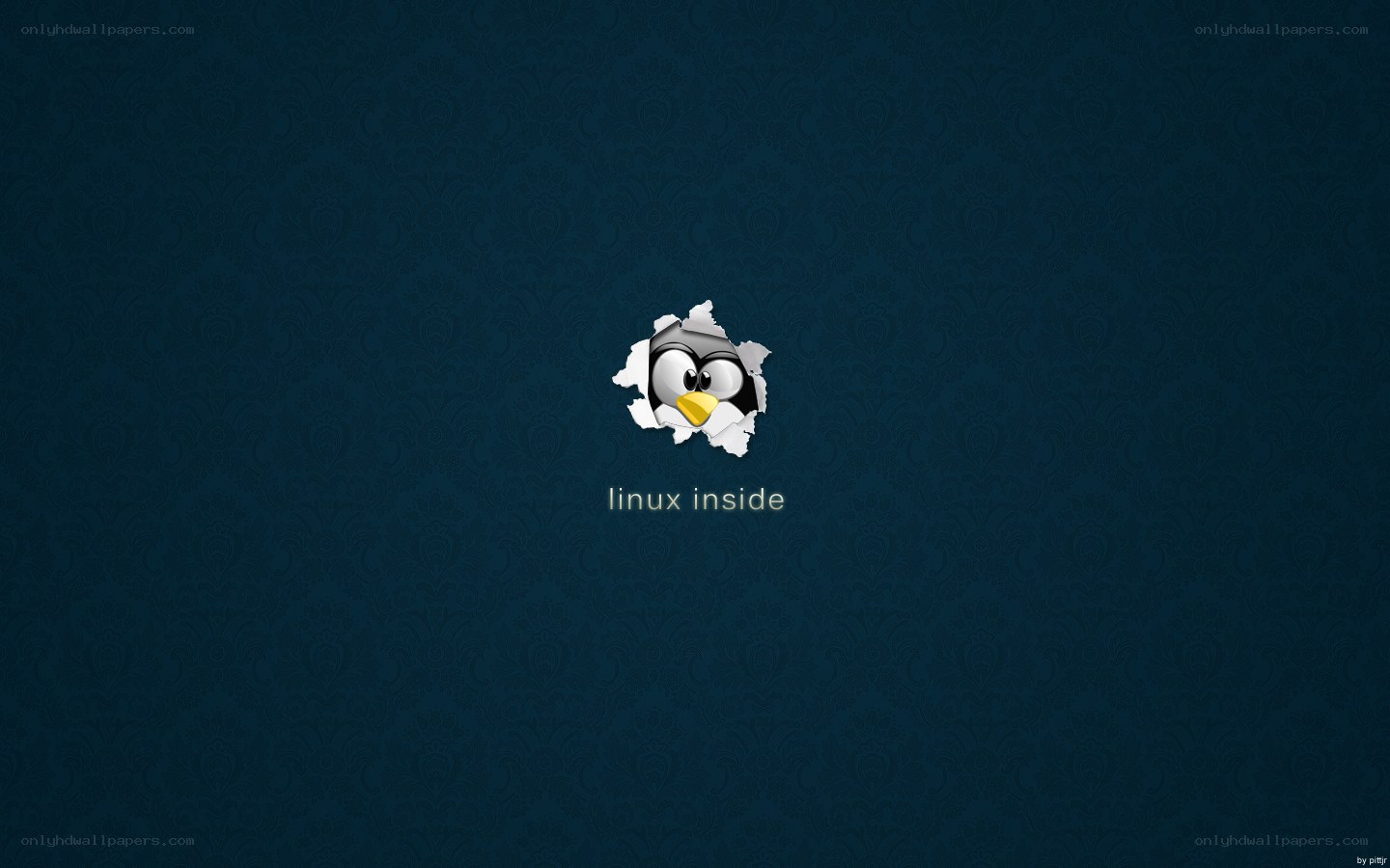 Linux penguin wallpaper