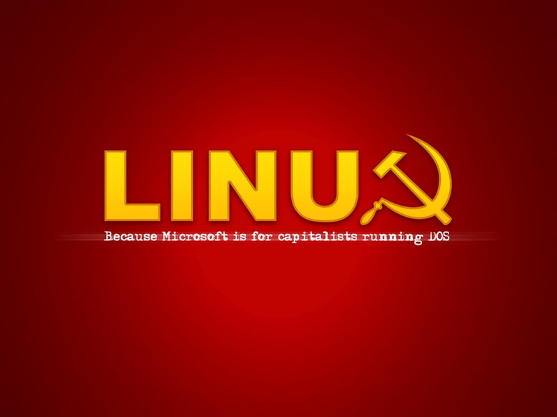 Linux propaganda poster