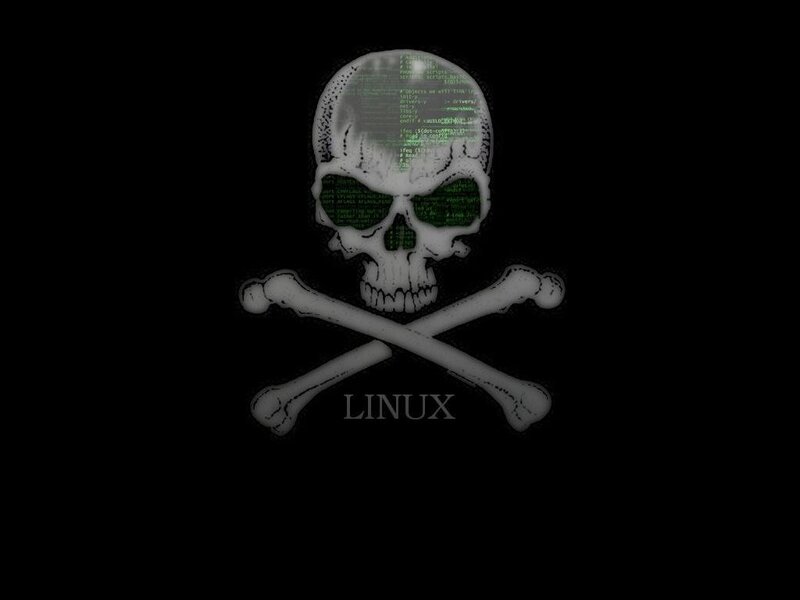 Linux skull and crossbones