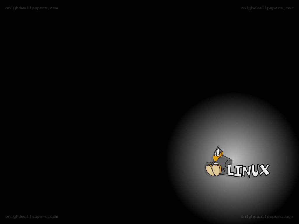 Linux Tux mascot wallpaper