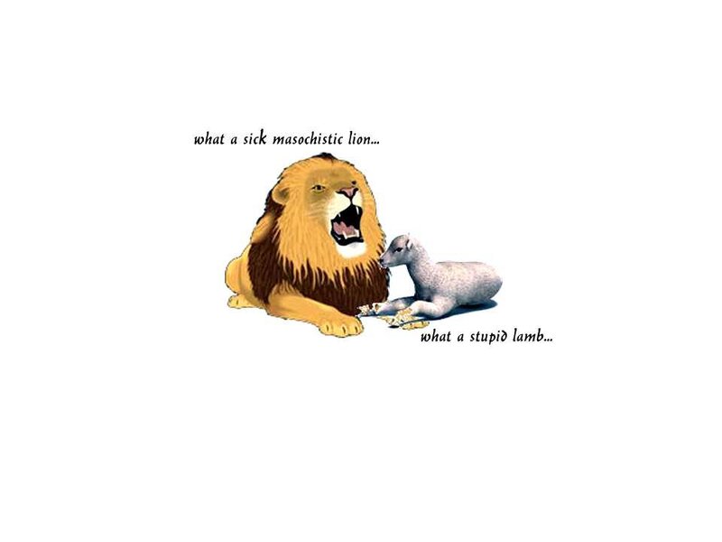 lion and lamb meme