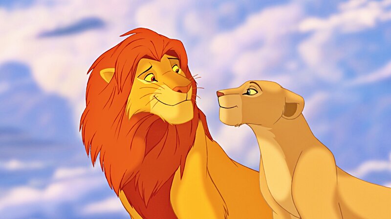 Lion and Lioness — Orange, Serene