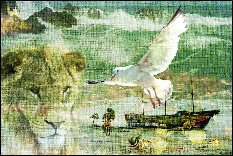 Lion and Seagull
