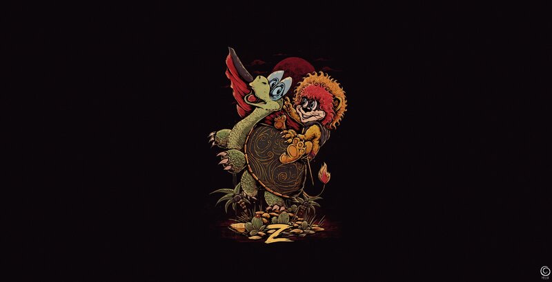 Lion and Turtle Characters