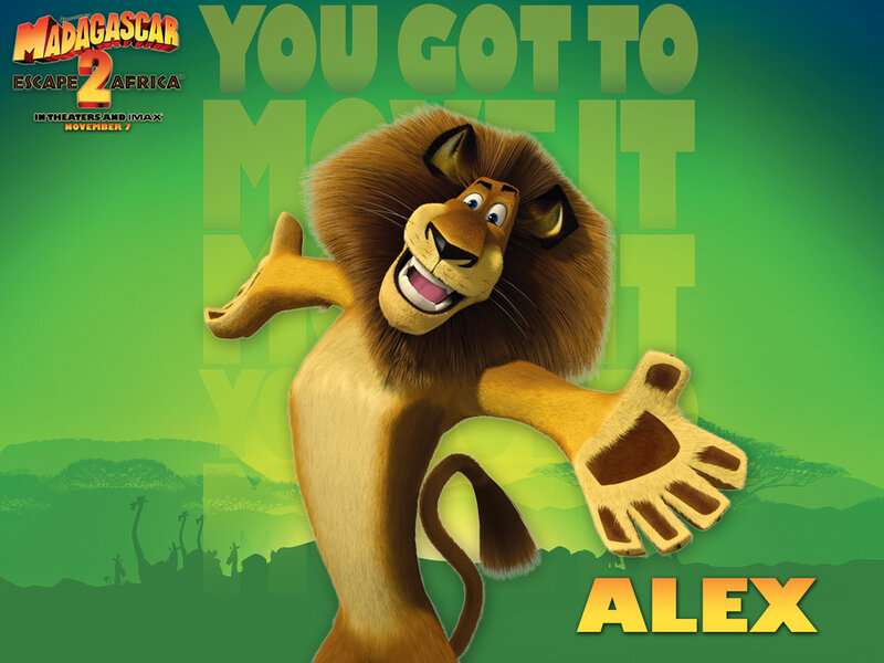 Lion Character Alex — Green