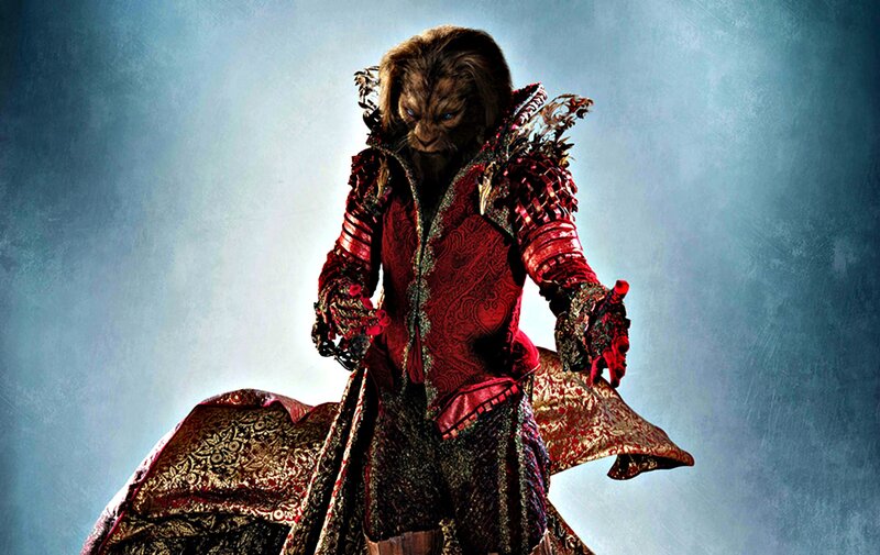 Lion Character in Red Costume